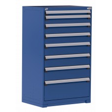 Rousseau R5AEE-5801 8-Drawer Stationary Modular Storage Cabinet – Heavy-Duty Industrial Tool & Parts Storage