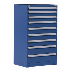 Rousseau R5AEE-5805 9-Drawer Stationary Modular Storage Cabinet – Heavy-Duty Industrial Tool & Parts Storage System