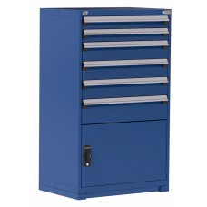 Rousseau R5AEE-5819 Stationary 6-Drawer Modular Storage Cabinet – Heavy-Duty Industrial Tool & Parts Storage