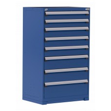Rousseau R5AEE-5821 8-Drawer Stationary Modular Storage Cabinet – Heavy-Duty Industrial Tool & Parts Storage Solution