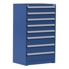 Rousseau R5AEE-5835 8-Drawer Stationary Modular Storage Cabinet – Heavy-Duty Industrial Tool & Parts Storage