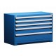 Rousseau R5AHE-3004 5-Drawer Stationary Modular Storage Cabinet – Heavy-Duty Industrial Tool Storage