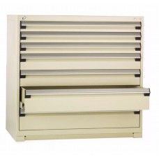 Rousseau R5AHE-4418 7-Drawer Heavy-Duty Stationary Modular Storage Cabinet – 48″W × 24″D Industrial Tool & Parts Organizer Rousseau R5AHE-4418 7-Drawer Heavy-Duty Stationary Modular Storage Cabinet – 48″W × 24″D Industrial Tool & Parts Organizer