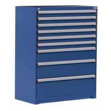 Rousseau R5AHE-5822 9-Drawer Heavy-Duty Stationary Modular Storage Cabinet – 48″W × 24″D × 60″H Industrial Tool & Parts Organizer Rousseau R5AHE-5822 9-Drawer Heavy-Duty Stationary Modular Storage Cabinet – 48″W × 24″D × 60″H Industrial Tool & Parts Organizer