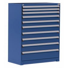 Rousseau R5AHE-5855 10-Drawer Stationary Modular Storage Cabinet – Industrial Heavy-Duty Tool & Parts Storage Rousseau R5AHE-5855 10-Drawer Stationary Modular Storage Cabinet – Industrial Heavy-Duty Tool & Parts Storage