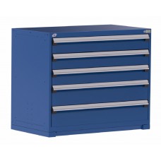 Rousseau R5AHG-3809 5-Drawer Stationary Modular Storage Cabinet – Heavy-Duty Industrial Storage