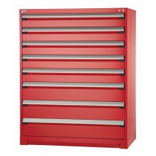 Rousseau R5AHG-5815 8-Drawer Heavy-Duty Stationary Modular Storage Cabinet – 48″W × 27″D × 60″H Deep-Storage Industrial Organizer