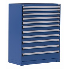 Rousseau R5AHG-5869 11-Drawer Stationary Modular Storage Cabinet – High-Capacity Industrial Storage
