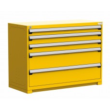 Rousseau 5-Drawer Stationary Modular Storage Cabinet R5AJE-3801 Rousseau 5-Drawer Stationary Modular Storage Cabinet R5AJE-3801