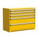 Rousseau 5-Drawer Stationary Modular Storage Cabinet R5AJE-3801
