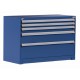 Rousseau 6-Drawer Stationary Modular Storage Cabinet R5AJE-3803