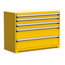 Rousseau 5-Drawer Stationary Modular Storage Cabinet R5AJG-3801 Rousseau 5-Drawer Stationary Modular Storage Cabinet R5AJG-3801