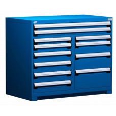 Rousseau 12 Drawer Stationary Modular Storage Cabinet R5KHE-3809