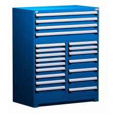Rousseau R5KHE-5803 20-Drawer Stationary Modular Storage Cabinet