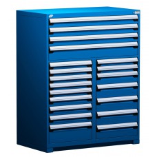 Rousseau R5KHG-5803 20-Drawer Stationary Modular Storage Cabinet Rousseau R5KHG-5803 20-Drawer Stationary Modular Storage Cabinet