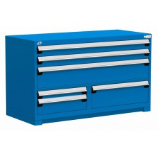 Rousseau 6-Drawer Stationary Modular Storage Cabinet R5KJG-3003 Rousseau 6-Drawer Stationary Modular Storage Cabinet R5KJG-3003