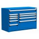 Rousseau 10-Drawer Stationary Modular Storage Cabinet R5KJG-3401