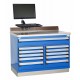 Rousseau 11 Drawer Stationary Modular Storage Cabinet R5XHG-1018