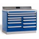 Rousseau 10-Drawer Stationary Modular Storage Cabinet - R5XHG-1052
