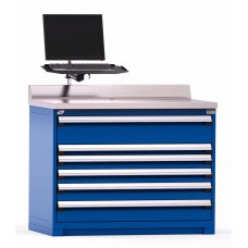 Rousseau 6-Drawer Stationary Modular Storage Cabinet R5XHG-1054 Rousseau 6-Drawer Stationary Modular Storage Cabinet R5XHG-1054
