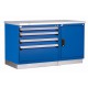 Rousseau 4-Drawer Stationary Modular Storage Cabinet R5XKG-1016