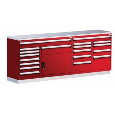 Rousseau R5XSE-1202 19-Drawer Stationary Modular Storage Cabinet