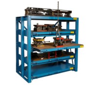 Rack Engineering Glide-Out 100 Die Rack | 1000 lb Shelf Capacity | Heavy-Duty Tool Storage