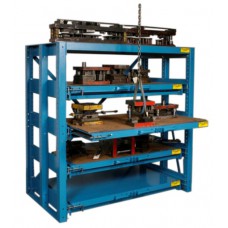 Rack Engineering 4-Shelf Glide-Out 100 Starter Die Rack - 5ED-2448-4S Rack Engineering 4-Shelf Glide-Out 100 Starter Die Rack - 5ED-2448-4S