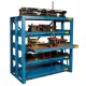 Rack Engineering 4-Shelf Glide-Out 100 Starter Die Rack - 5MD-2448-4S  