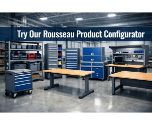 Try Our Rousseau Product Configurator for Manufacturing & Distribution Centers Try Our Rousseau Product Configurator for Manufacturing & Distribution Centers