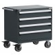 Rousseau R5BEC-3019 Modular Tool Cart with 4 Drawers