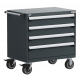 Rousseau 4-Drawer Modular Tool Cart, 36 x 24 x 37-1/2, Model R5BEE-3019