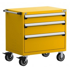 Rousseau 3-Drawer Modular Tool Cart - R5BEE-3021 Rousseau 3-Drawer Modular Tool Cart - R5BEE-3021