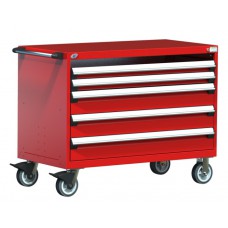 Rousseau 4-Drawer Modular Tool Cart, 48 x 24 x 37-1/2, Model R5BHE-3015 Rousseau 4-Drawer Modular Tool Cart, 48 x 24 x 37-1/2, Model R5BHE-3015