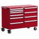 Rousseau 10-Drawer Modular Drawer Cabinet Cart R5DHG-3809 | Industrial Tool Storage