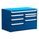 Rousseau 7 Drawer Stationary Modular Storage Cabinet R5KHE-3015