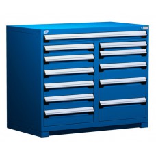 Rousseau 12 Drawer Stationary Modular Storage Cabinet R5KHE-3818