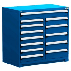 Rousseau 13 Drawer Stationary Modular Storage Cabinet R5KHE-4413
