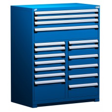 Rousseau 17-Drawer Stationary Modular Storage Cabinet - R5KHG-5801 Rousseau 17-Drawer Stationary Modular Storage Cabinet - R5KHG-5801