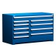 Rousseau 10-Drawer Stationary Modular Storage Cabinet - R5KKE-3403