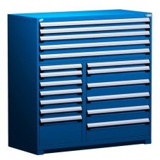 Rousseau 18-Drawer Stationary Modular Storage Cabinet - R5KKE-5814 Rousseau 18-Drawer Stationary Modular Storage Cabinet - R5KKE-5814