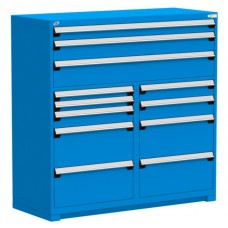Rousseau 12 Drawer Stationary Modular Storage Cabinet R5KKE-5820 Rousseau 12 Drawer Stationary Modular Storage Cabinet R5KKE-5820