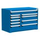 Rousseau 10 Drawer Stationary Modular Storage Cabinet R5KHE-3021