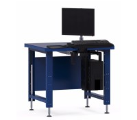 Rousseau Adjustable Height Workbench with Monitor Mount