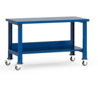 Rousseau Mobile Workbench with Bottom Shelf