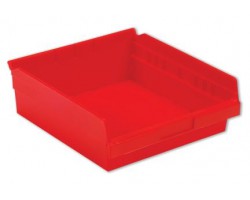 LEWISBins SB1211-4 Hopper Front Plastic Shelf Bins - 8 per Carton