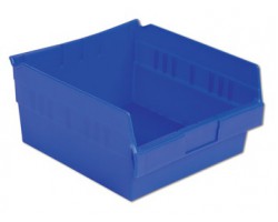 LEWISBins SB1211-6 Hopper Front Plastic Shelf Bins - 8 per Carton
