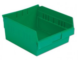 LEWISBins SB1211-6 Hopper Front Plastic Shelf Bins - 8 per Carton