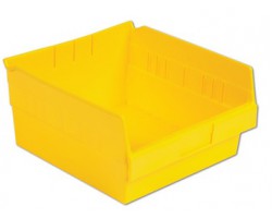LEWISBins SB1211-6 Hopper Front Plastic Shelf Bins - 8 per Carton