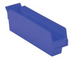 LEWISBins SB122-4 Hopper Front Plastic Shelf Bins - 12 Per Carton
